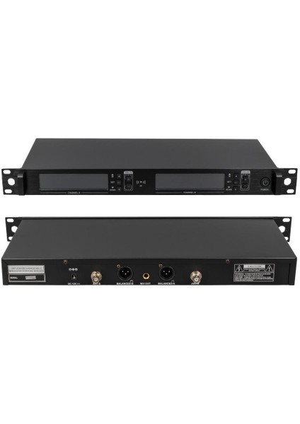 MV21633 2 El Tipi Mikrofonlu 100+100 Kanal Antenli Uhf-Pll Kablosuz Telsiz Mikrofon