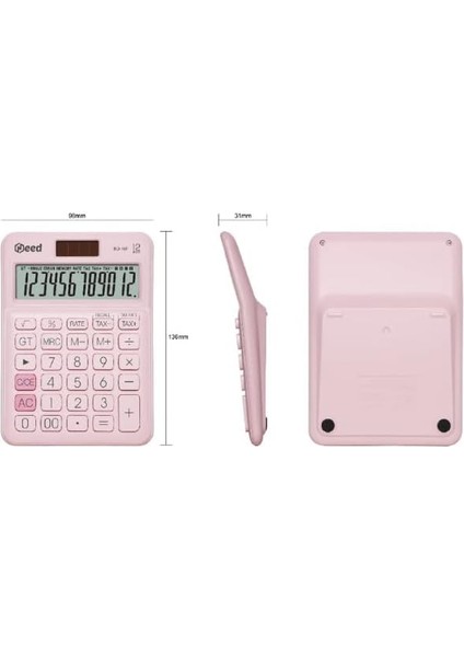 ND-10P Pastel Pembe Hesap Makinesi