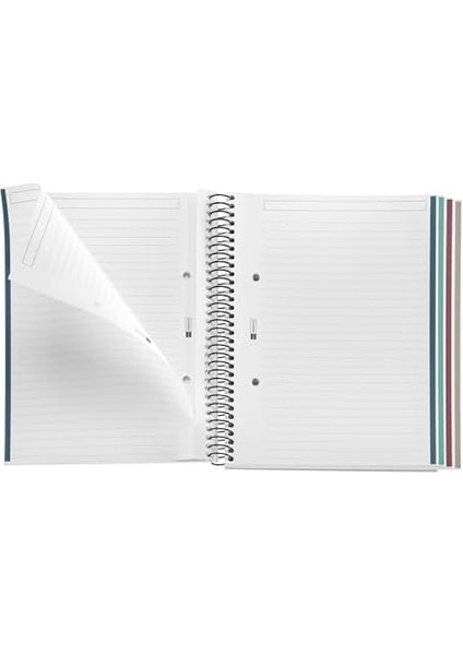 Defter Mr A4 100 Sayfa Çizgili Spiralli Bloom