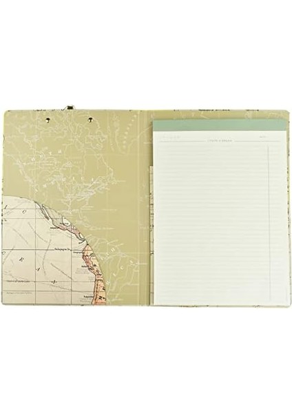 - Klipsli Evrak Çantası, Take Note, 23 x 32 Cm, 1 Blok, 40 Yapraklı, Belgeler Için Iç Cep, Malzeme: Metal, Kağıt, Seyahat Seçeneği, Çizgili Yapraklar, Seyahat, S, Geleneksel
