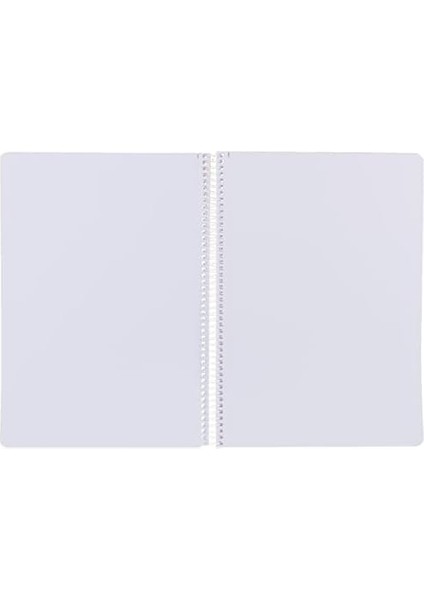 Şato Desenli Spiralli Defter, A4, 120 Yaprak, 70G Kağıt, Çizgisiz, Dayanıklı Kapak, Kolay Açılan Spiral Cilt, Asorti Renkler