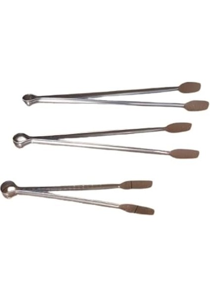 3 Farklı Boyda Paslanmaz Çelik Şef Mangal Barbekü Maşa Seti Kömür Izgara Maşa Seti - 23/31/36 cm fiyatları