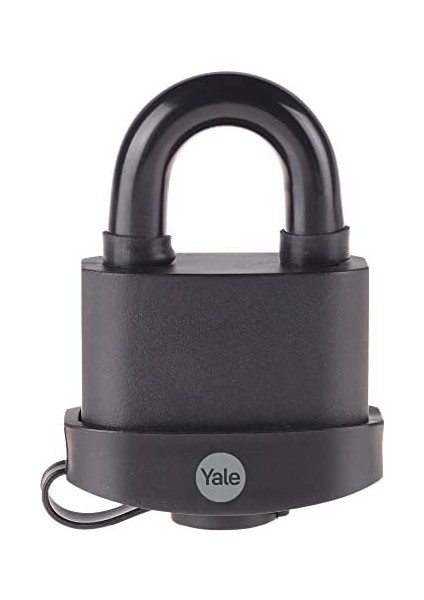 Y220B/61/123/1 - 61MM Pvc Kaplamalı Marin Asma Kilit - Yüksek Koruma - Çift Kilitleme - Sertleştirilmiş Çelik Halka - 3 Anahtar