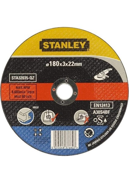 STA32035-QZ Metal Kesim Diski, 180X22X3.2 mm