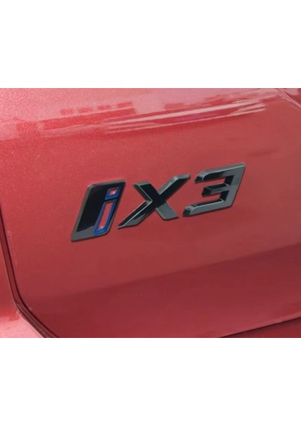 Yeni Ix3 Bagaj Siyah Mavi Abs Yazı Logo Bmw Ile Uyumlu