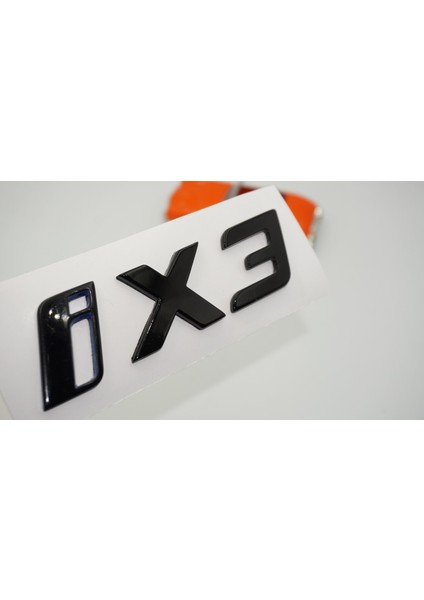 Yeni Ix3 Bagaj Siyah Mavi Abs Yazı Logo Bmw Ile Uyumlu fiyatları