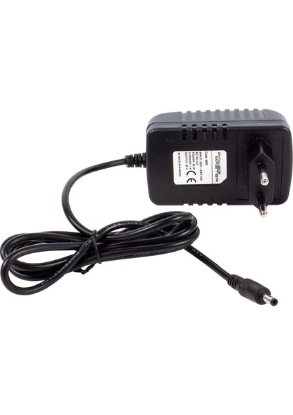 18 Volt - 1 Amper 3.5*1.35 Uçlu Plastik Kasa Priz Tipi Adaptör (5047)