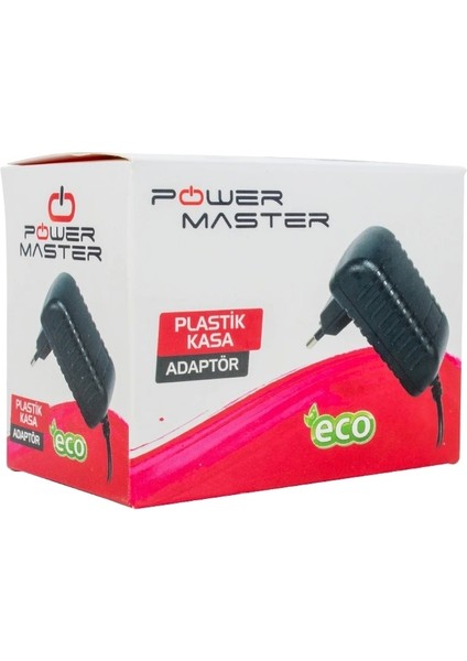 18 Volt - 1 Amper 3.5*1.35 Uçlu Plastik Kasa Priz Tipi Adaptör (5047)