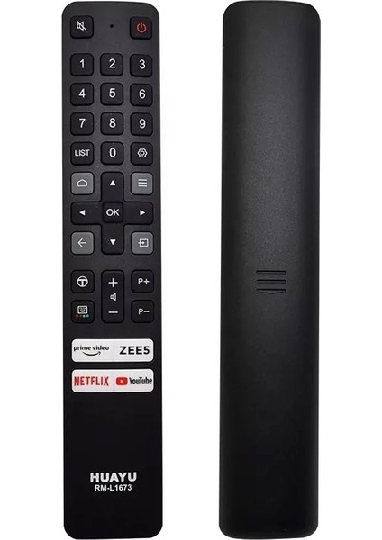 Huayu Kl RM-L1673 Netflıx-Prıme Vıdeo-Zee5-Youtube Tuşlu Tcl Lcd-Led Tv Kumandası (5047)