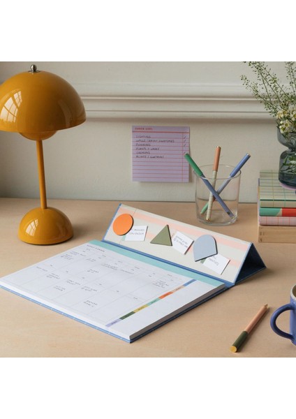 Inkerie Retro-Design Weekly Desk Planner Haftalık Planlama Seti fırsatları