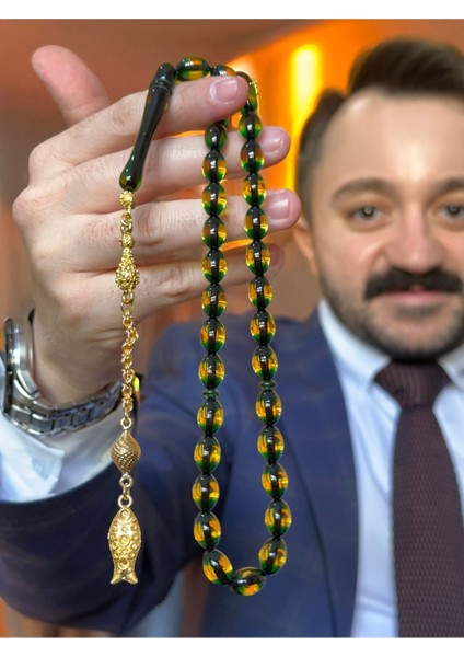 Hep Yek Filmi Tespihçi Karakterine Özel Üretilen Hep Yek Hayranlarına Özel Sürmeli Kehribar Tespih