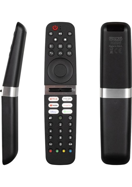 Arçelik Youtube-Spotıfy-Google Play-Disney+ Tuşlu LCD LED Tv Kumanda (5047)
