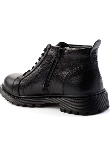 Siyah Leather Erkek Bot & Bootie E02439700703