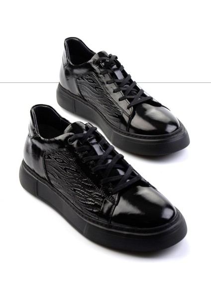 Siyah Leather Erkek Sneaker E01958172008 fiyatları