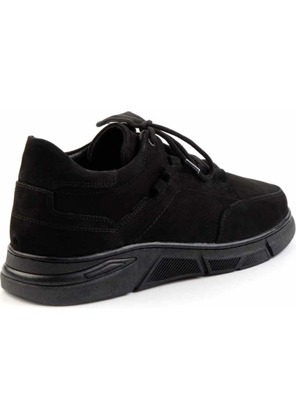 Siyah Leather Erkek Casual Ayakkabı E01733028501 fırsatları
