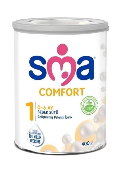 1 Bebek Sütü Comfort 400 gr x 3 Adet