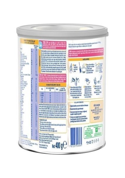 1 Bebek Sütü Comfort 400 gr x 3 Adet