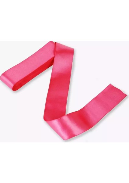 Toptanhobi.com Fuşya 3,8 cm Saten Kurdela 10 Metre 5 Adet