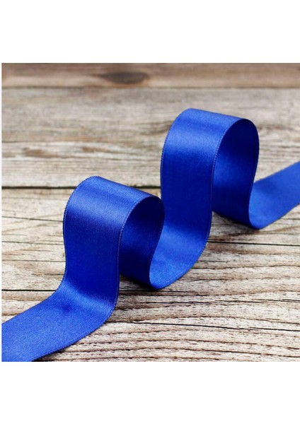 Toptanhobi.com Lacivert 3,8 cm Saten Kurdela 10 Metre 3 Adet