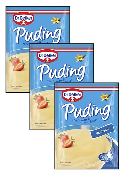 Pratik Tatlı Setleri, Vanilya Puding