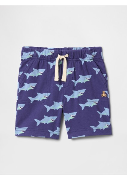 Erkek Bebek Mavi Mix & Match Pull-On Şort