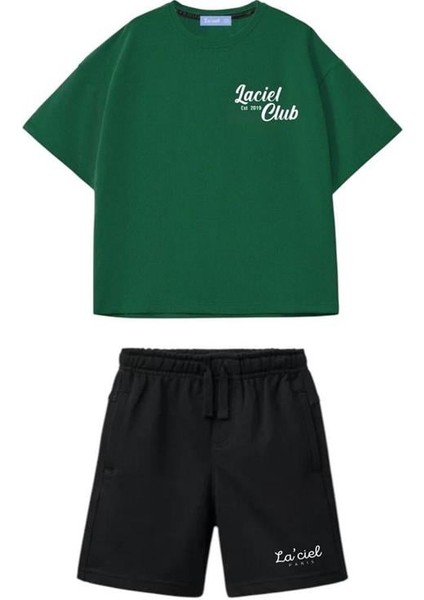 Erkek Çocuk La'ciel Paris Club Basic Alt-Üst Takım Yeşil