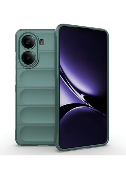Xiaomi Poco X7 Pro Kılıf Esnek Tpu Oyuklu Arka Yüzey Tasarımlı Silikon Kapak