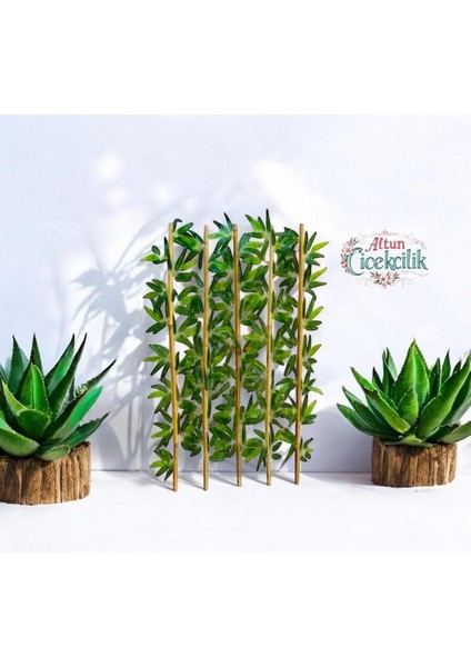 5 Adet 140 cm Yapay Çiçek Islak Doku Bambu Çubuk Ağaç Saksı Dahil Değildir