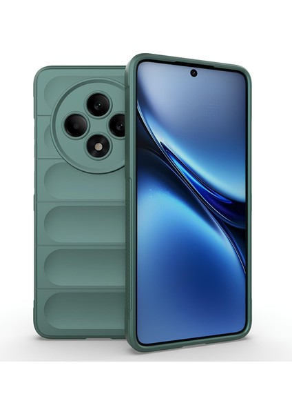 Oppo Reno 11FS Kılıf Esnek Tpu Oyuklu Arka Yüzey Tasarımlı Silikon Kapak