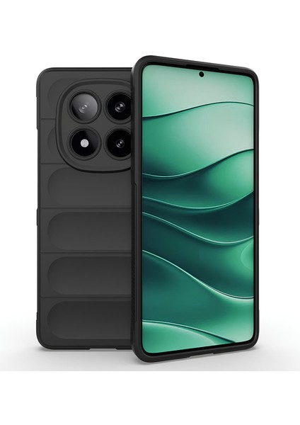 Xiaomi Redmi Note 14 Pro 5g Kılıf Esnek Tpu Oyuklu Arka Yüzey Tasarımlı Silikon Kapak