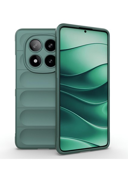 Xiaomi Redmi Note 14 5g Kılıf Esnek Tpu Oyuklu Arka Yüzey Tasarımlı Silikon Kapak