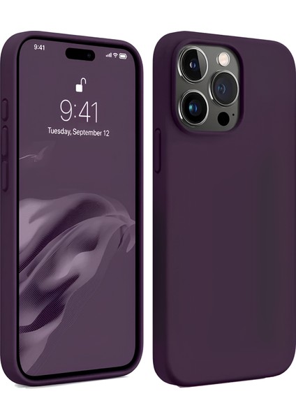 iPhone 15 Pro Max Kılıf Yumuşak Tasarım Kamera Koruma Çıkıntılı Soft Kapak