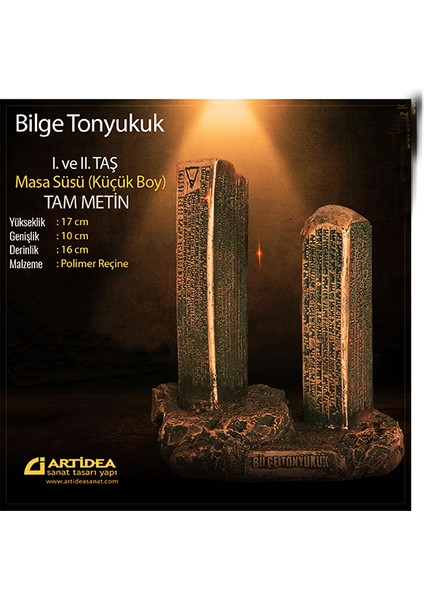 Orhun Yazıtları Bilge Tonyukuk I.ve Iı.taş Küçükboy