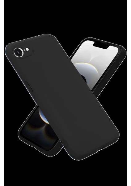 iPhone 16E Kılıf Yumuşak Tasarım Kamera Koruma Çıkıntılı Soft Kapak