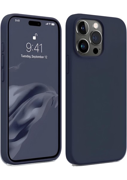 iPhone 15 Pro Kılıf Yumuşak Tasarım Kamera Koruma Çıkıntılı Soft Kapak