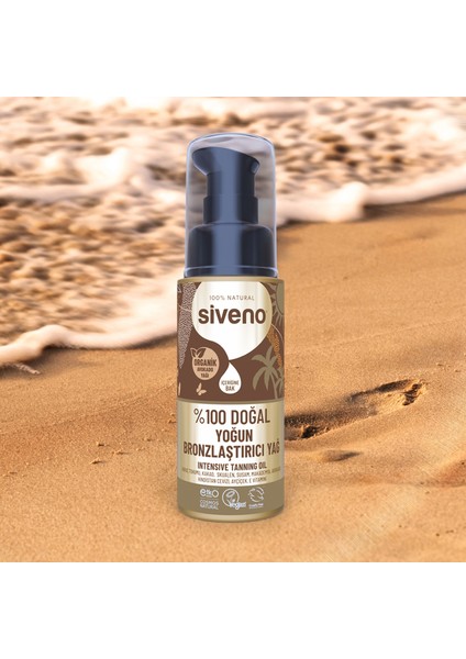 %100 Doğal Bronzlaştırıcı Yağ Organik Avokado Yağı Nemlendirici Yoğun Bronzlaştırıcı 50 ml