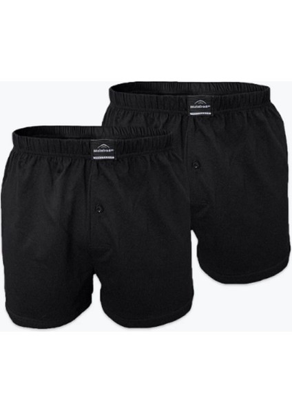 Erkek 2 Li Paket Geniş Kalıp %100 Pamuk Boxer 024 4xl/5xl/6xl/7xl