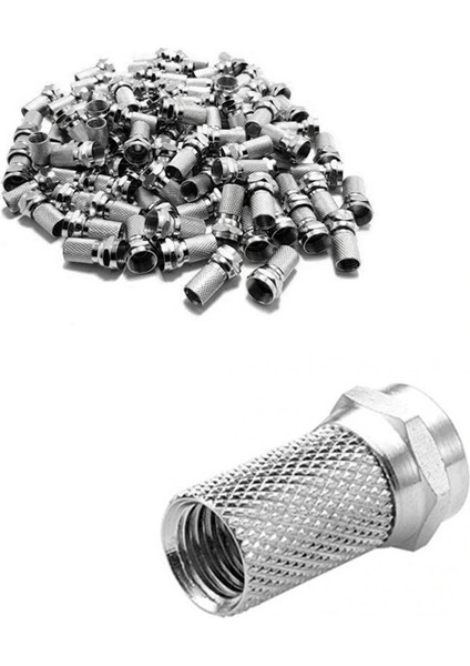 F Konnektör Geniş Rg6-U6 (100LÜ Paket) (5047)