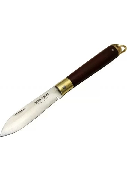 Malatya Cf 16 Kahverengi Cep Çakısı 16cm - Manuel, Kemerlikli
