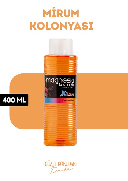 Parfüm Kolonyalar Özel Serisi Amber Kolonyası ''Mirum'' 400 ml