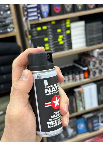 Nato Tekli Biber Gazı Sprey 50ML( Koruyucu Sprey Büyük Boy)