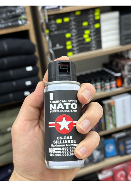 Nato Tekli Biber Gazı Sprey 50ML( Koruyucu Sprey Büyük Boy)