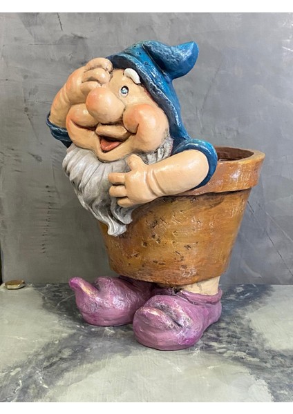Şans Cücesi Polyester Jumbo Saksı Model 2