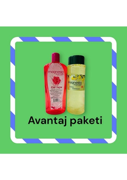 Süper Set 400 ml Limon Kolonyası 380 ml - Doğal Gülsuyu