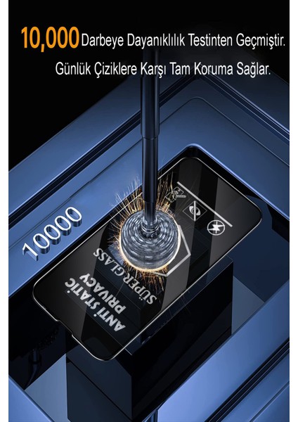 Samsung Galaxy A26 ile Uyumlu Tam Kaplayan Anti Statik Hayalet Süper Cam Ekran Koruyucu fırsatları