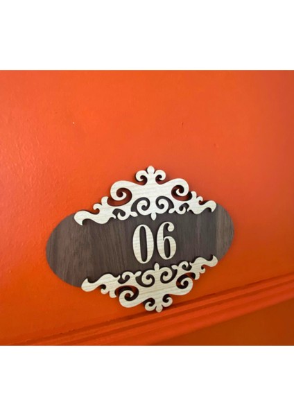 Dekoratif Ahşap Kapı Numaralığı, Daire Numarası, Otel Numarası ,oda Numarası-1 fiyatları