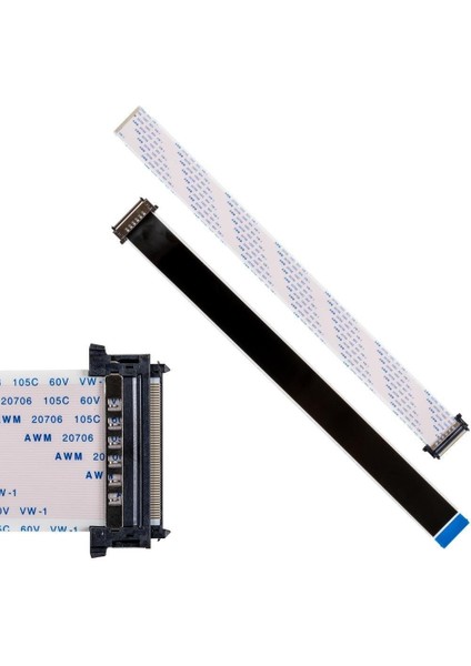 Pfc Kablo 4K 51 Pinli 35CM Birebir (Tek Ucu Soketli) (Seri 2)