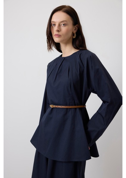 Kemerli Tunik Pantolon Takım