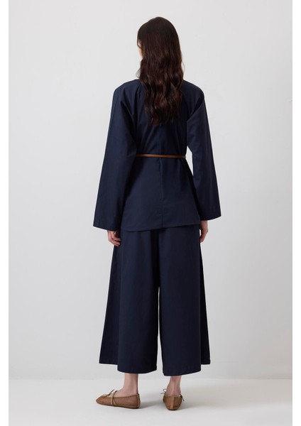 Kemerli Tunik Pantolon Takım