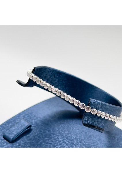Klasik Su Yolu Gümüş Bileklik - 2mm